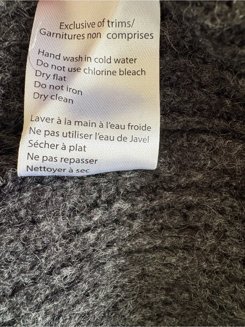 Silver Jeans Co. Men's Mock Neck 1/4 Zip Solid Knit Sweater Heather Black Size M